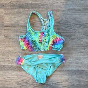 Wonder Nation Multicolor Kids Bikini Set